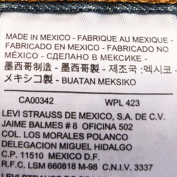 Levi's 559 Relaxed Straight Blue Gray Jeans - Picture 7 of 9